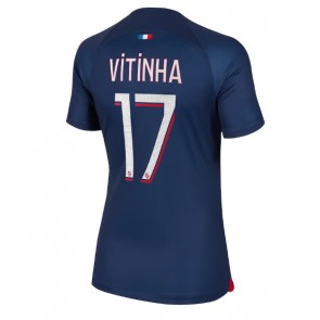 Paris Saint-Germain Vitinha Ferreira #17 Hjemmebanetrøje Dame 2023-24 Kort ærmer